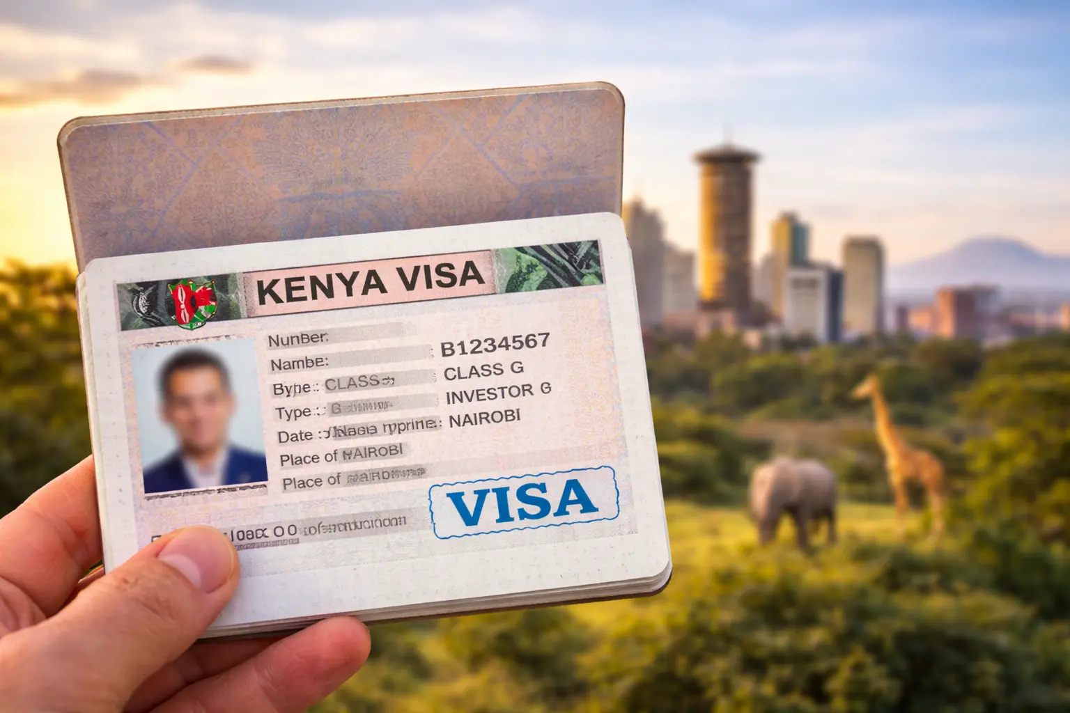 Kenya immigration permit and visa documentation