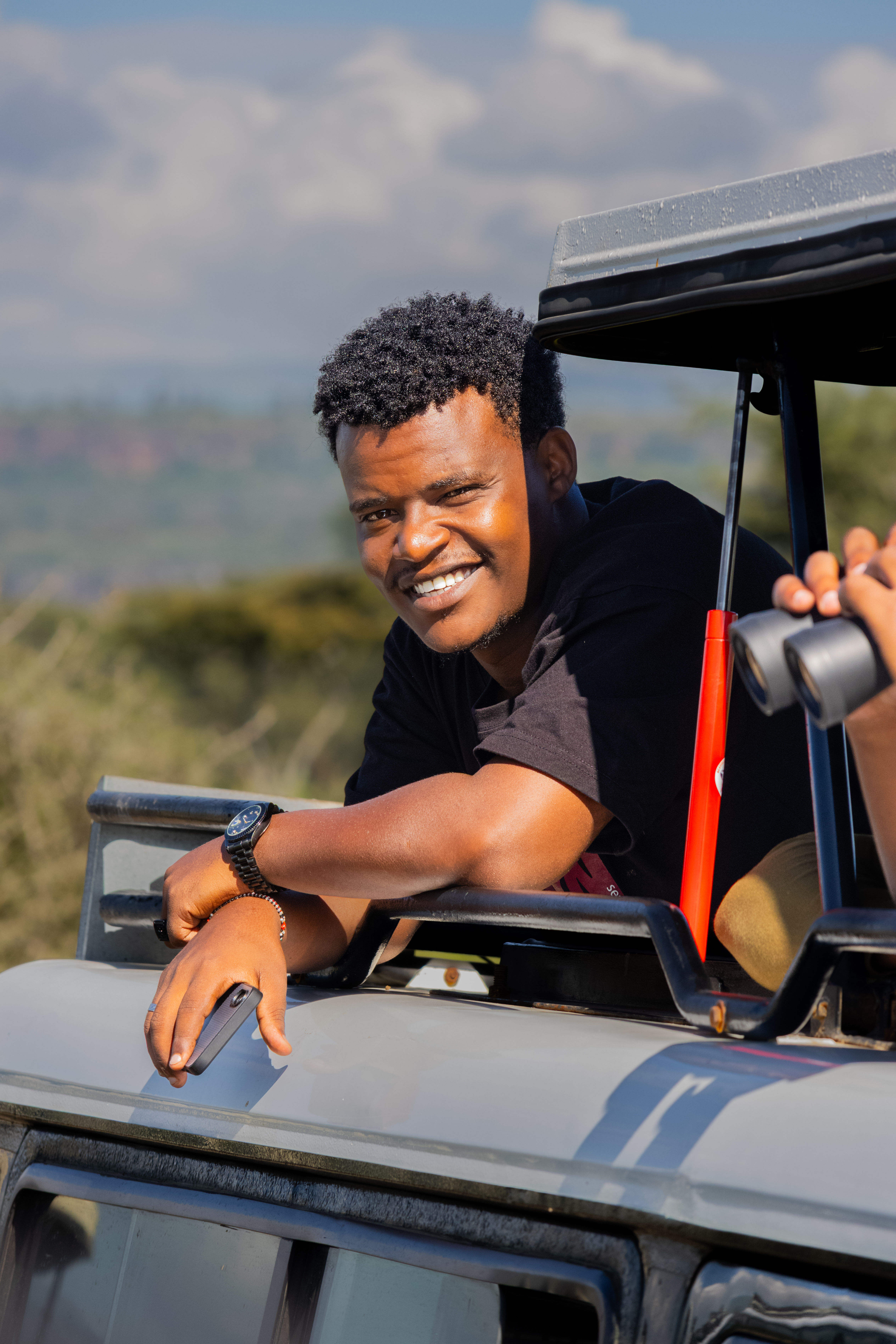 Land Cruiser crossing terrain — Kenya safari off-road capability