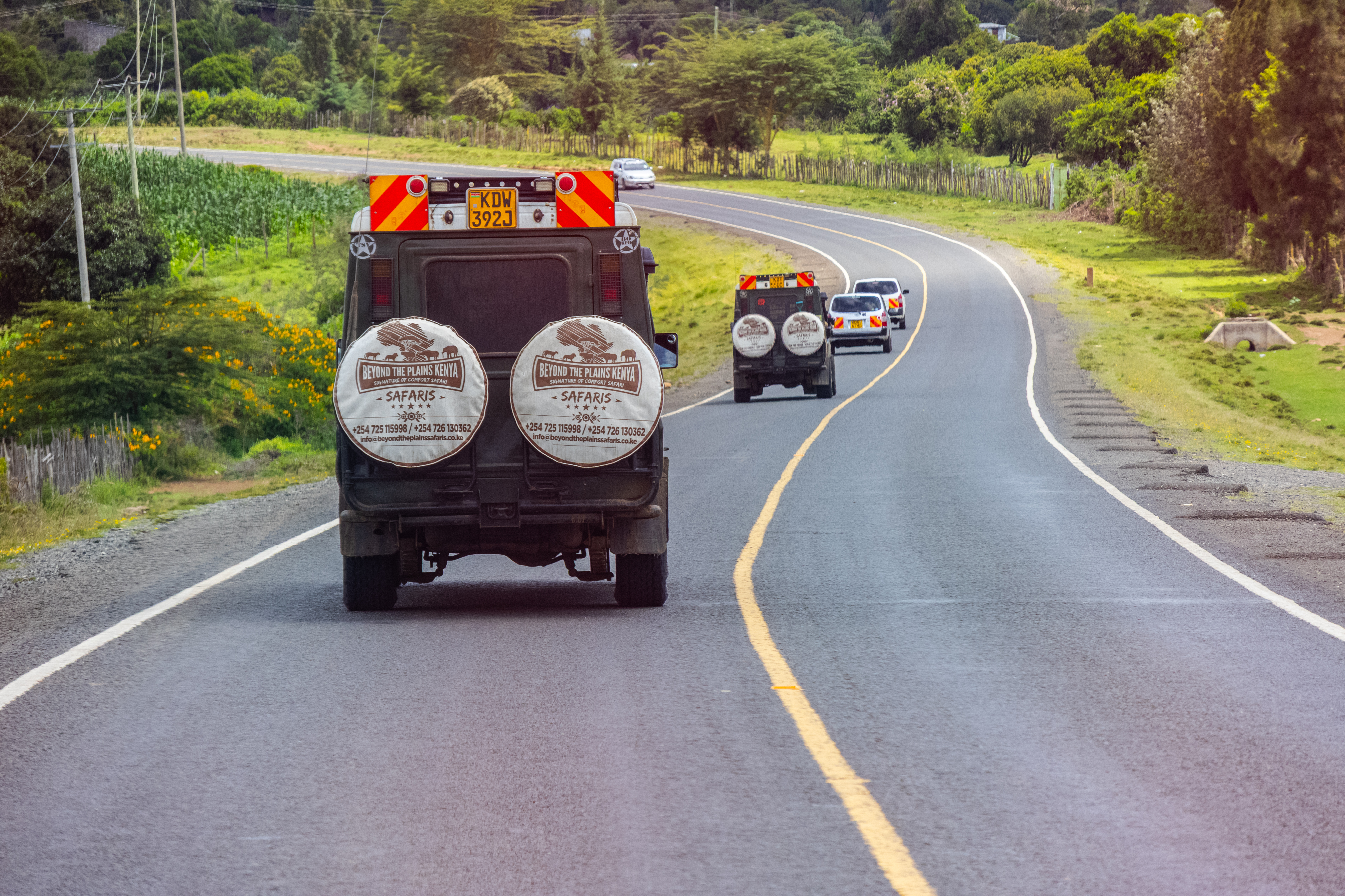 Land Cruiser interior — safari vehicle Beyond the Plains Safaris Kenya