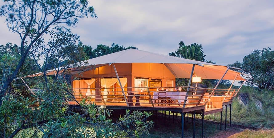 Serengeti National Park safari lodges and open plains