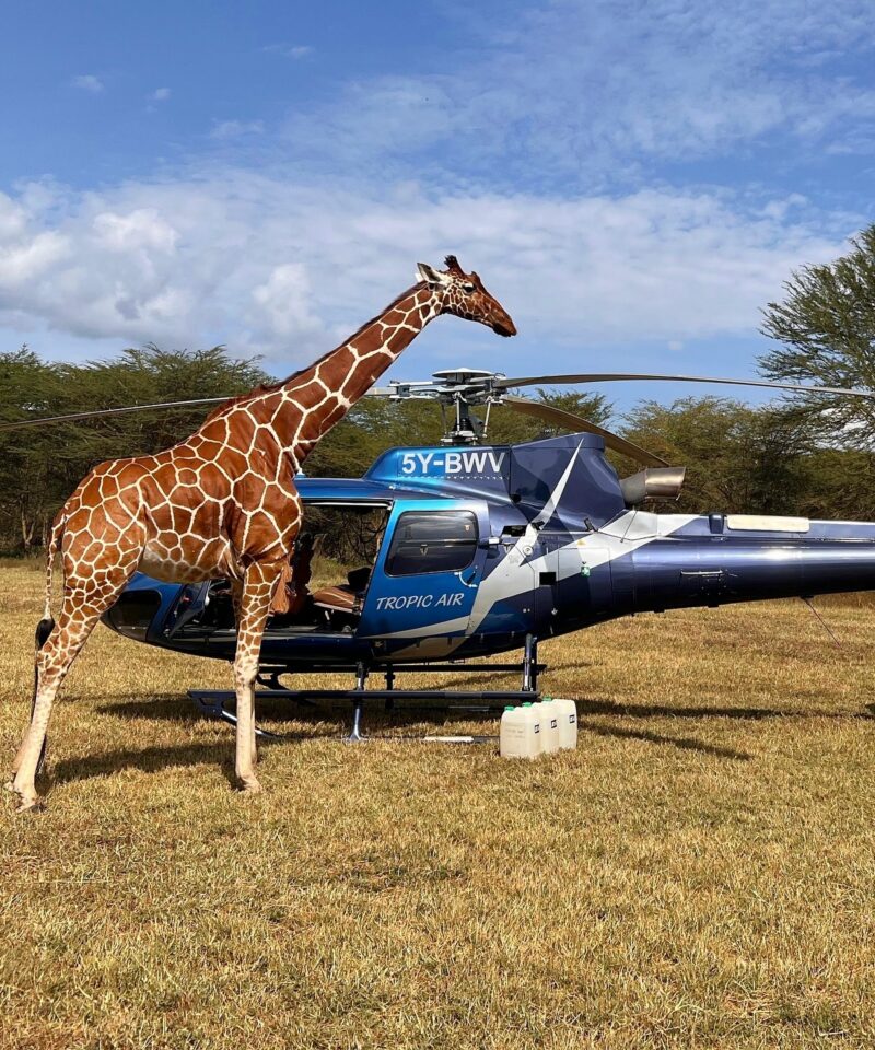 Aerial connecting flight from the Masai Mara to Amboseli via Nairobi