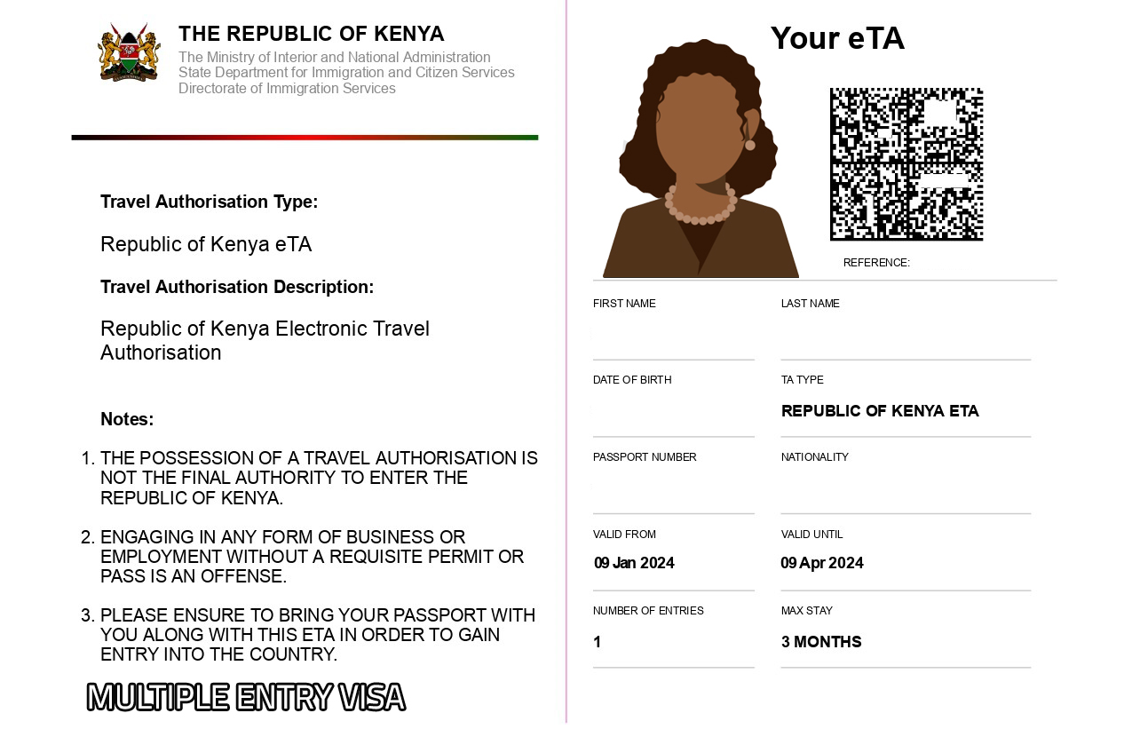 visa application for kenyan safari