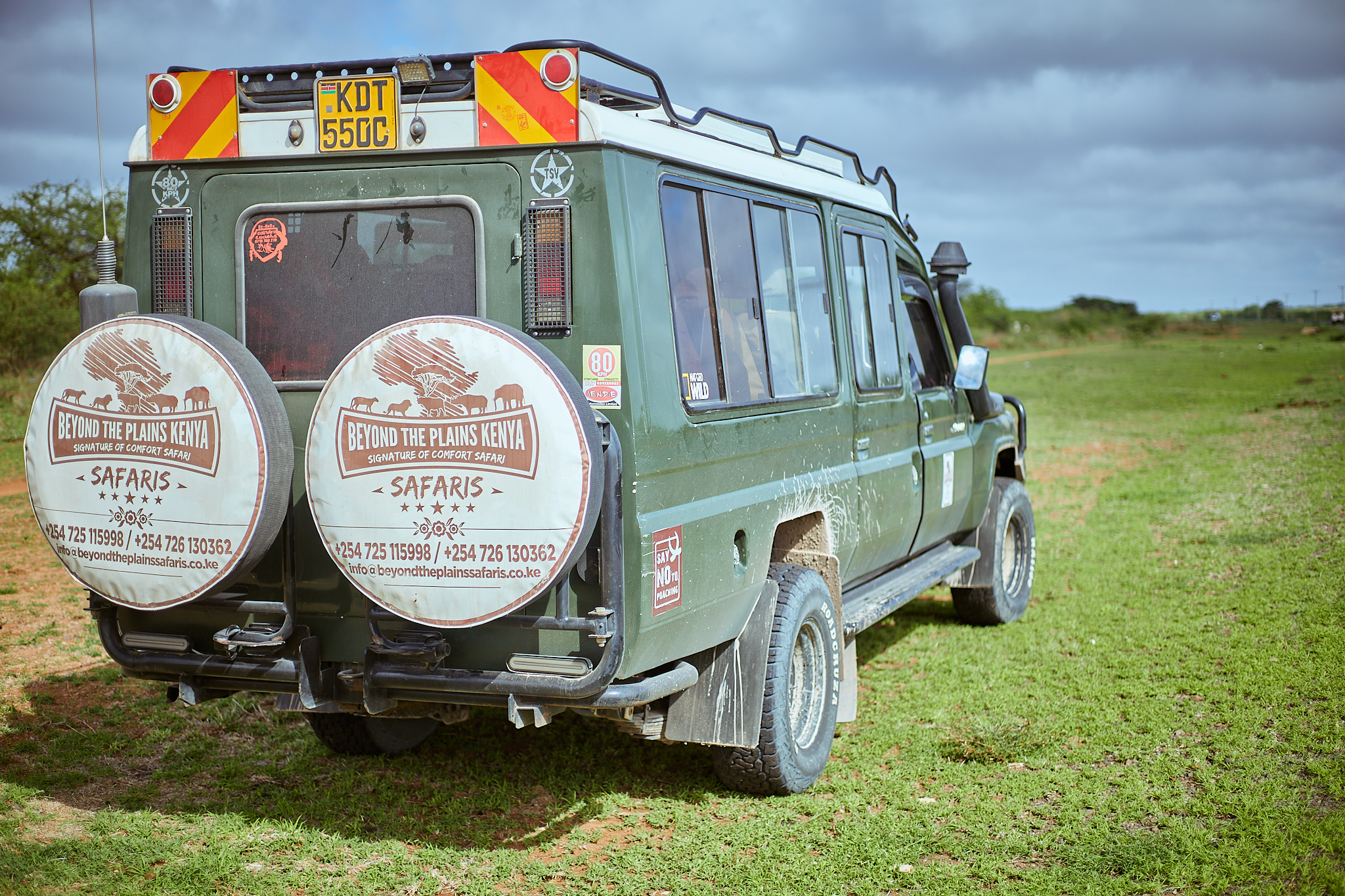 Beyond the Plains Kenya Safaris 4x4 vehicle on a game drive in the Masai Mara